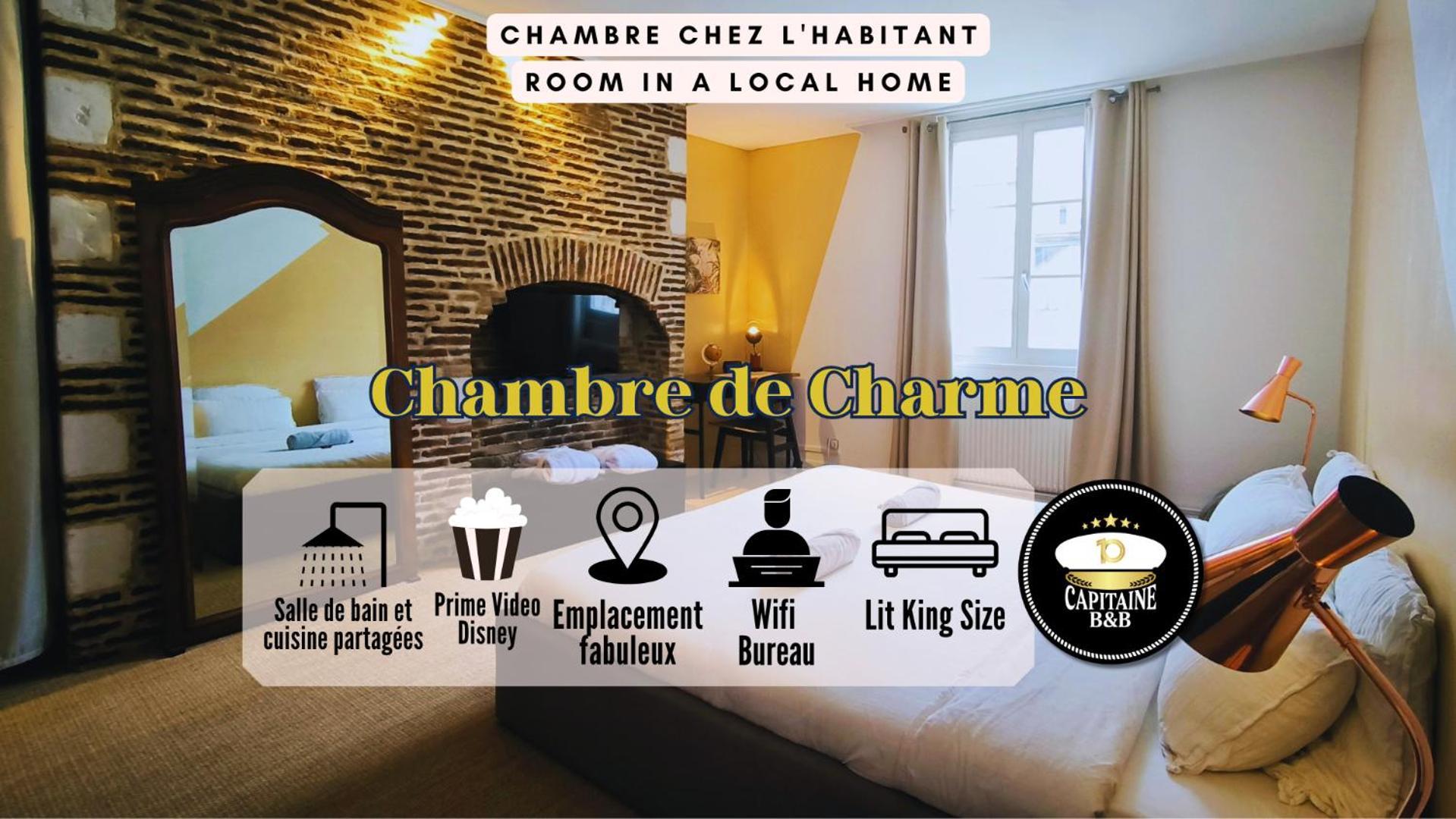 Chambre Privee Confort Charme Hypercentre Chez L'Habitant Troyes Exterior photo